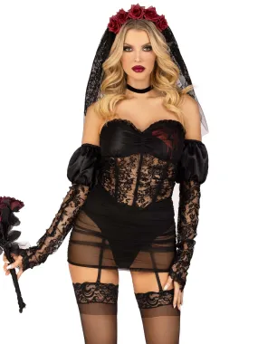 4PC Heartbreak Bride Costume