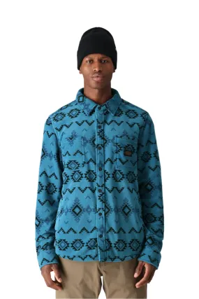 686 Enterprises Sierra Fleece Flannel - MOROCCAN BLUE SOUTHWEST