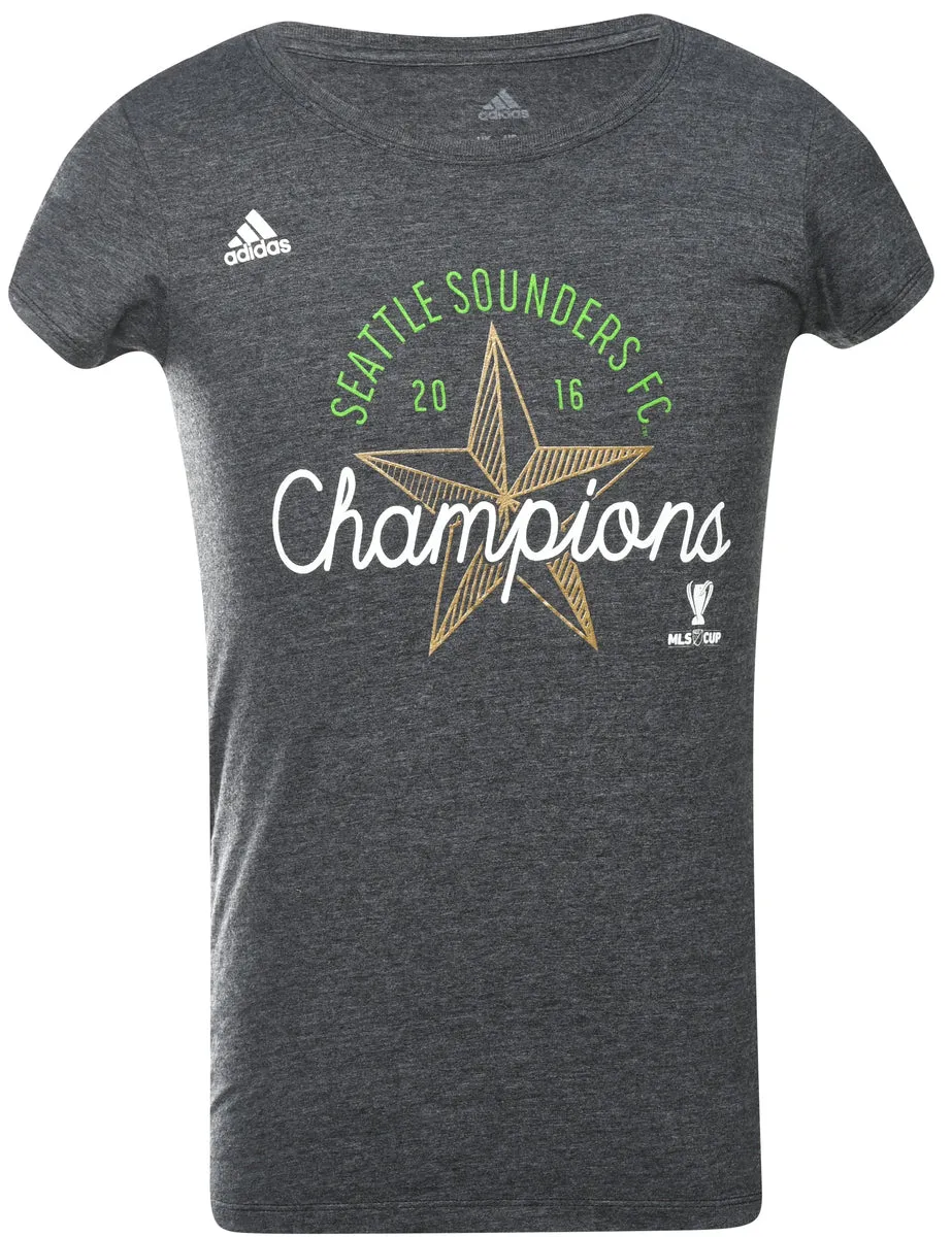 Adidas 'Champions' Grey T-Shirt - M