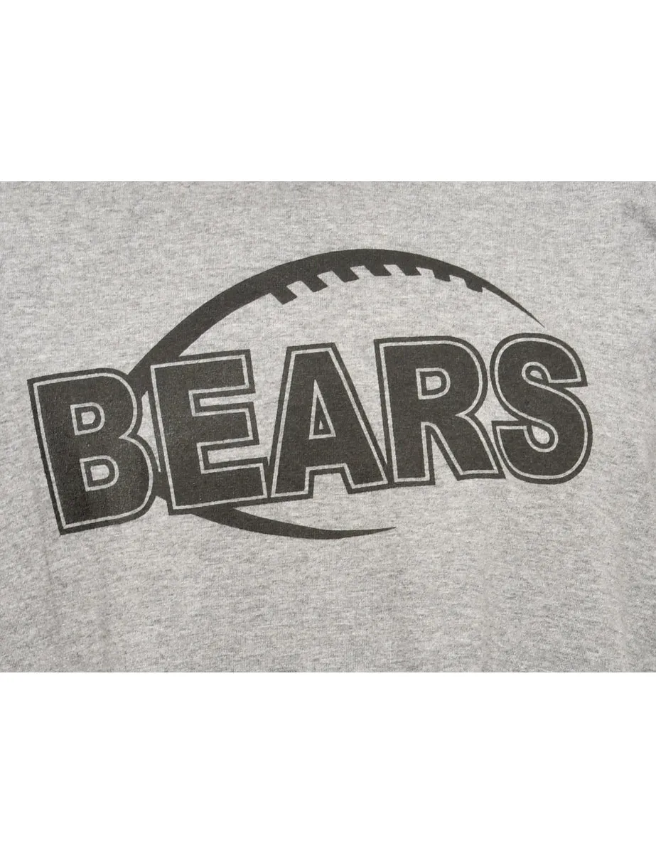 Bears Grey Printed T-shirt - M