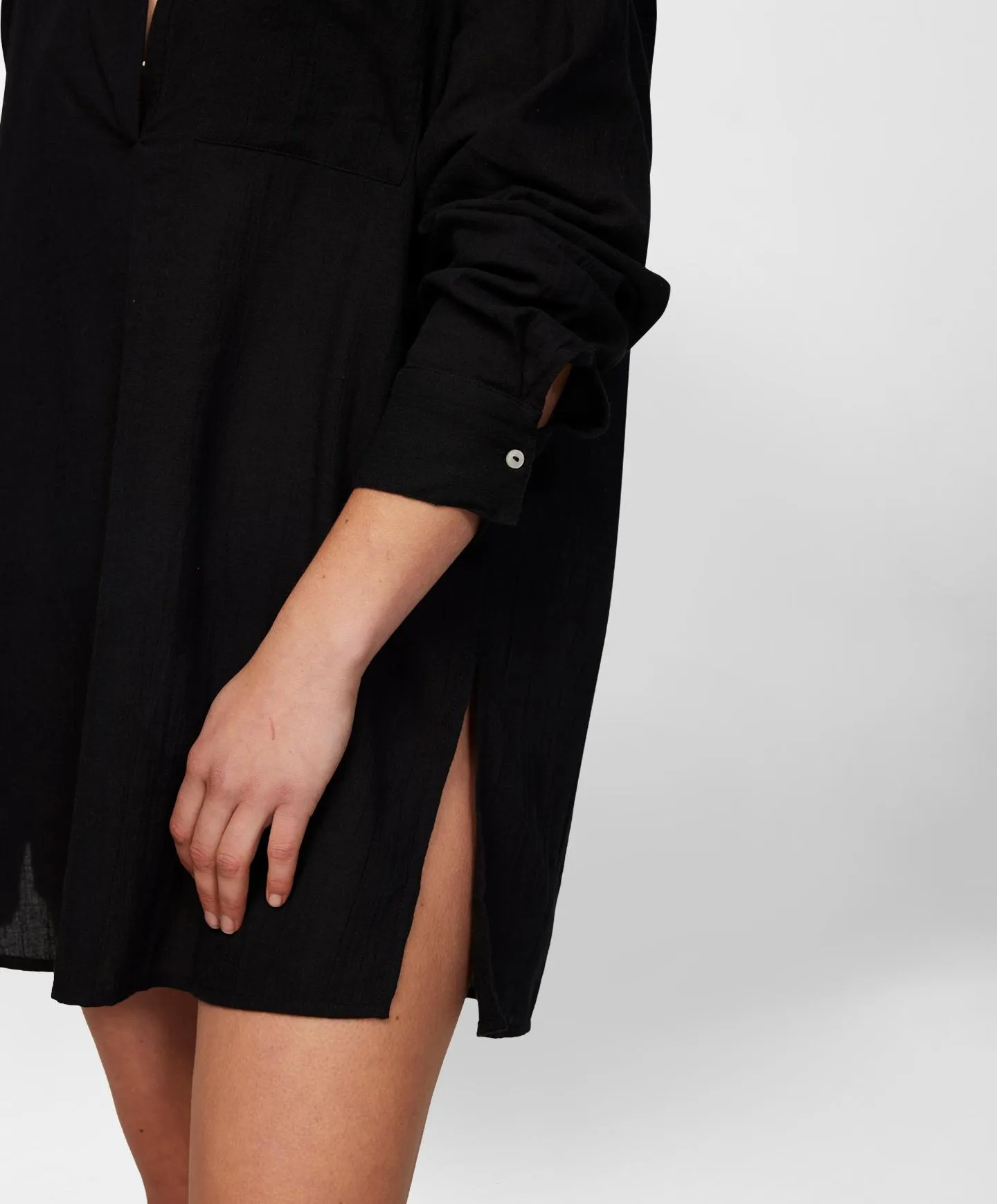 Belizin Coverup Dress - Black