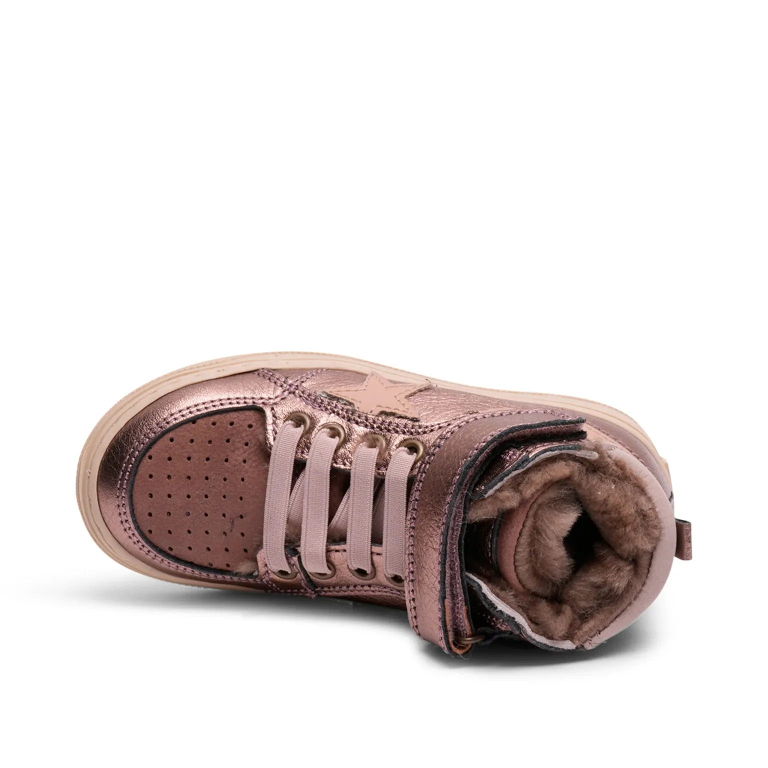 BISGAARD ISAK LAMB Rose Gold Doublé chaud chaussures