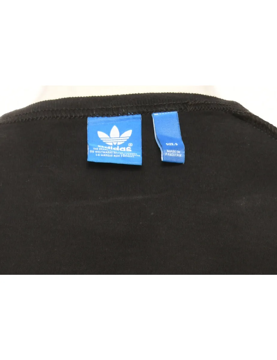 Black Adidas Printed T-shirt - S