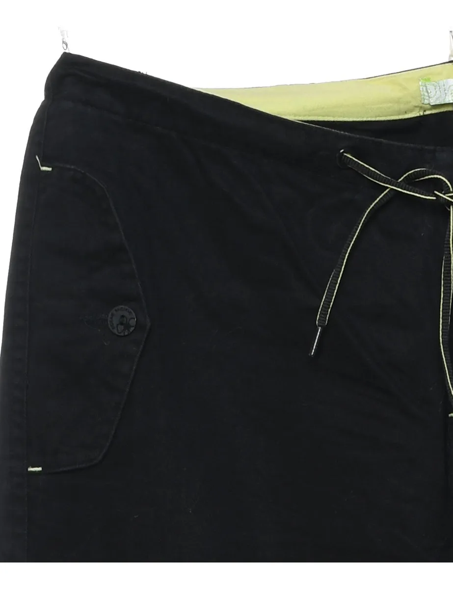 Black Cargo Trousers - W34 L30