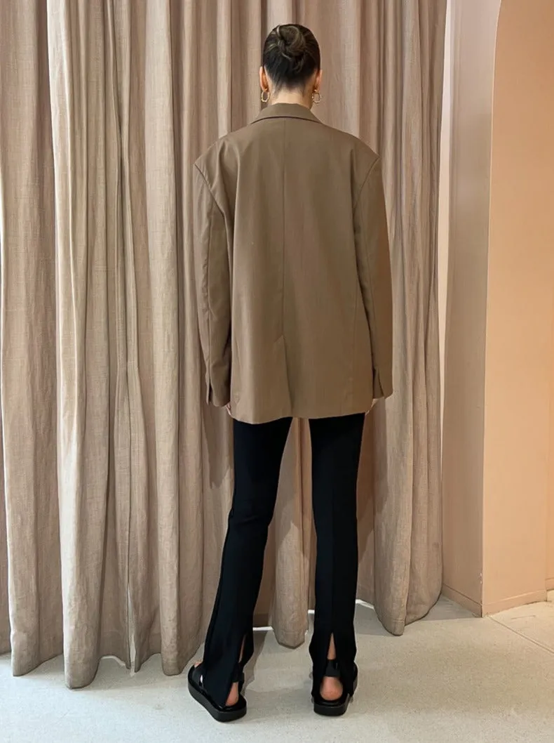 Blanca Vincent Blazer in Brown