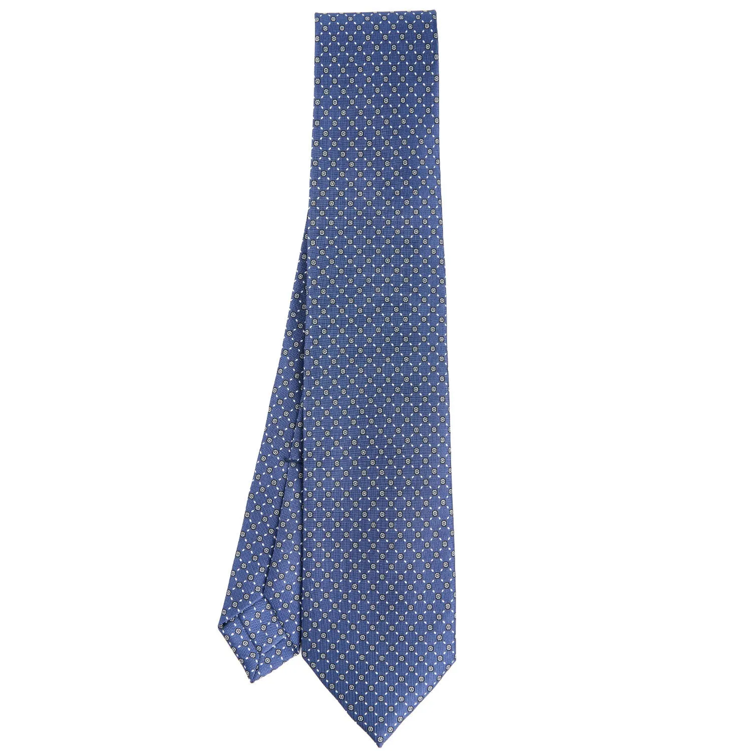 BLUE 9 FOLD SARTORIAL SILK TIE