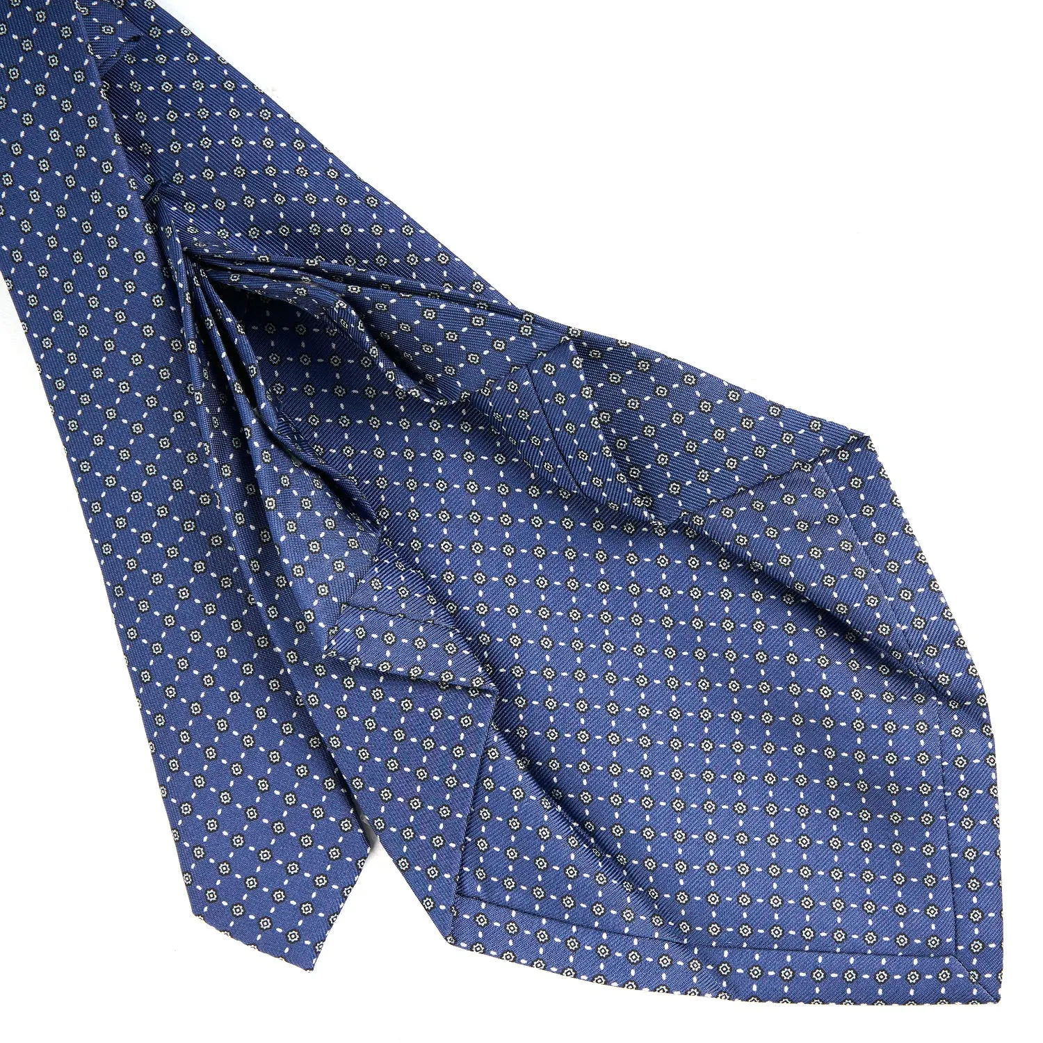 BLUE 9 FOLD SARTORIAL SILK TIE