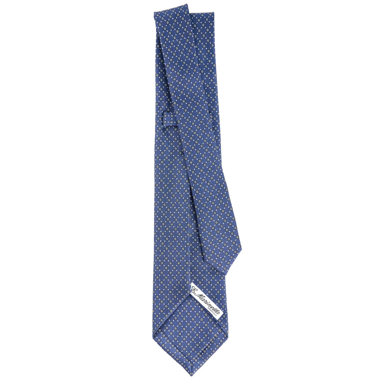 BLUE 9 FOLD SARTORIAL SILK TIE