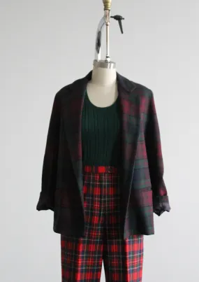 bookends plaid blazer