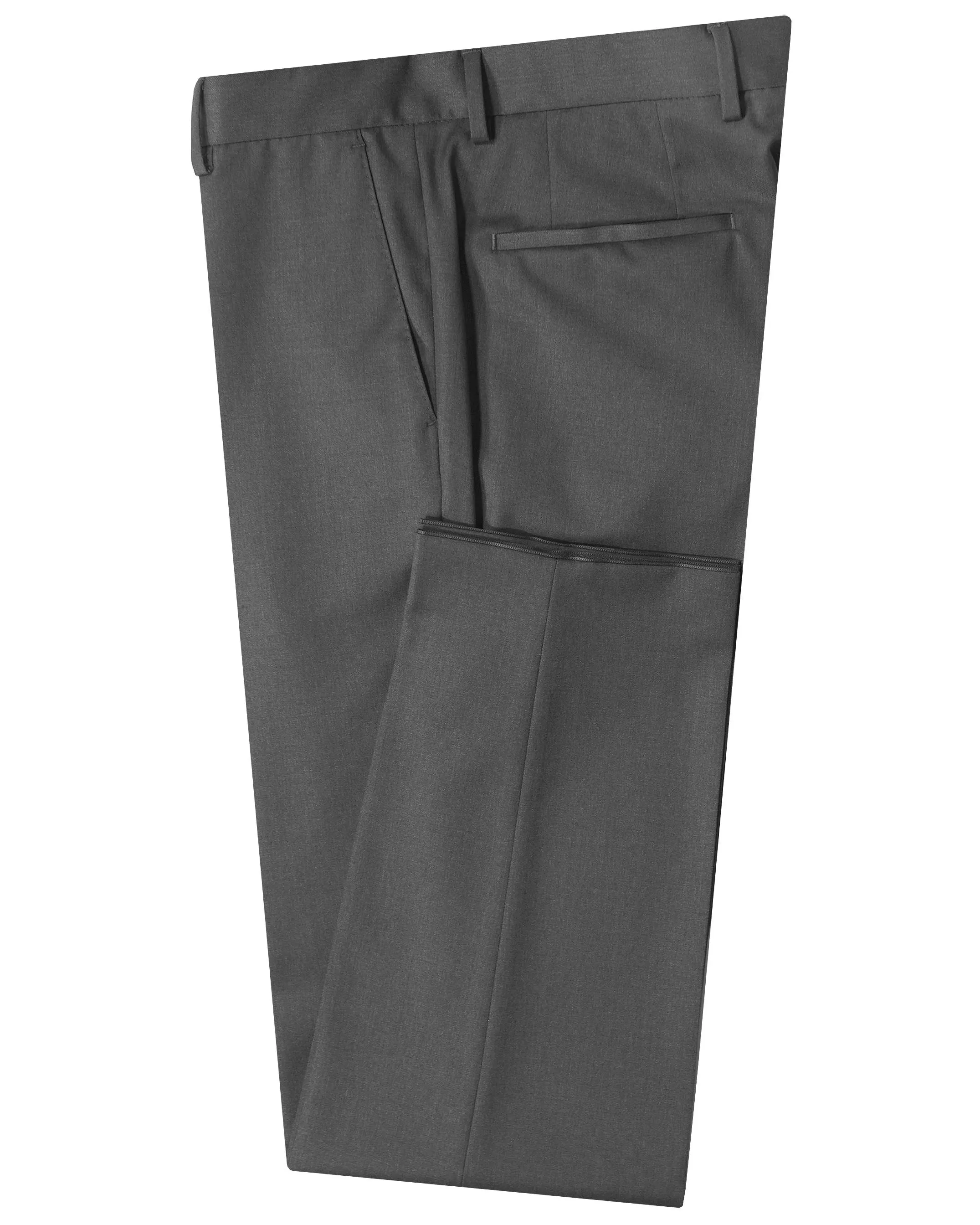 Boss Slim Fit Virgin Wool Serge Trousers - Grey (Piece 2)