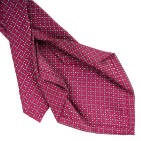 BURGUNDY 5 FOLD SARTORIAL SILK TIE