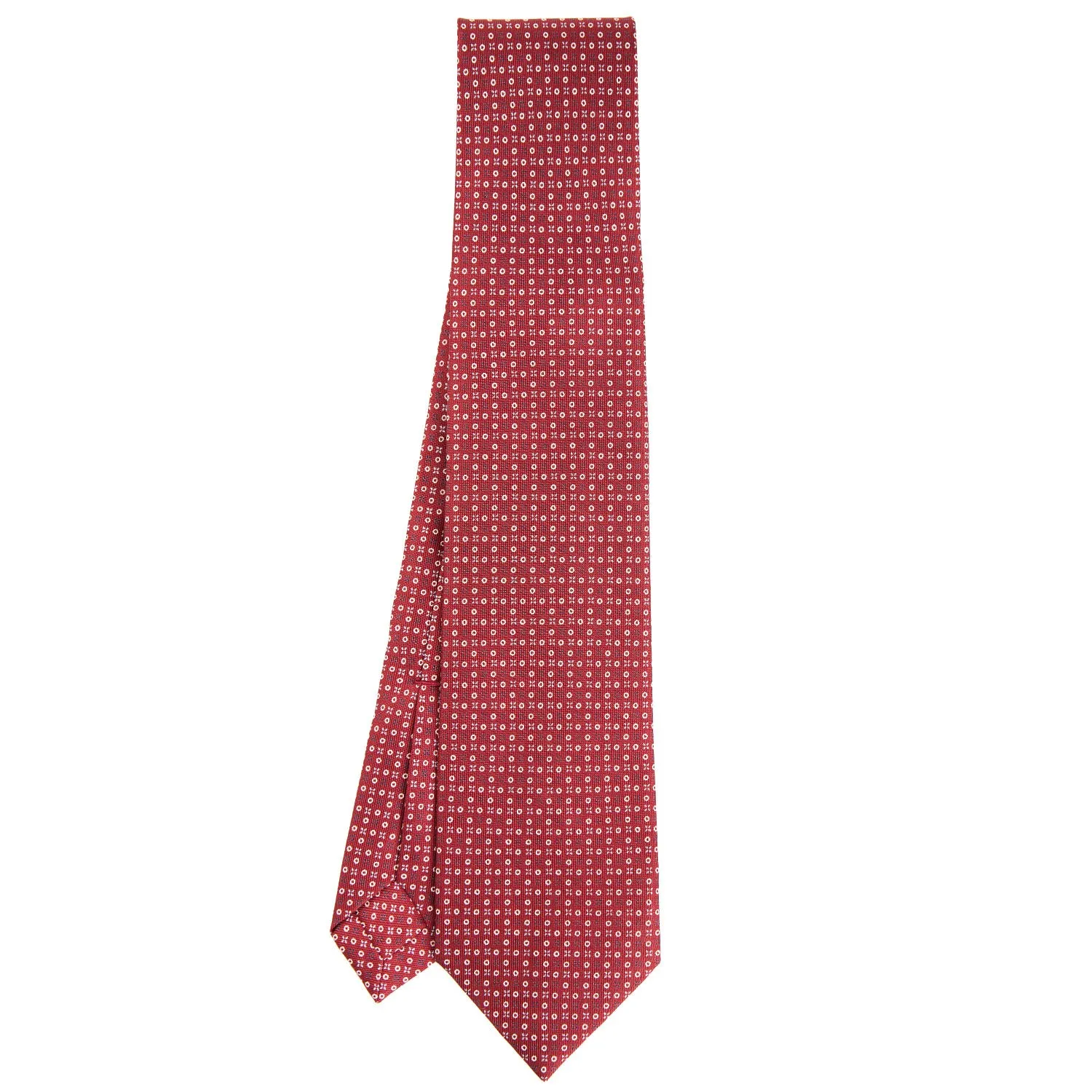 BURGUNDY 5 FOLD SARTORIAL SILK TIE