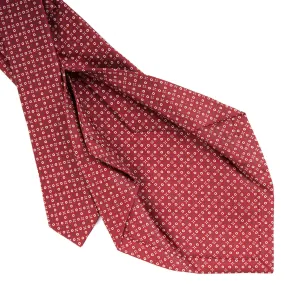 BURGUNDY 5 FOLD SARTORIAL SILK TIE