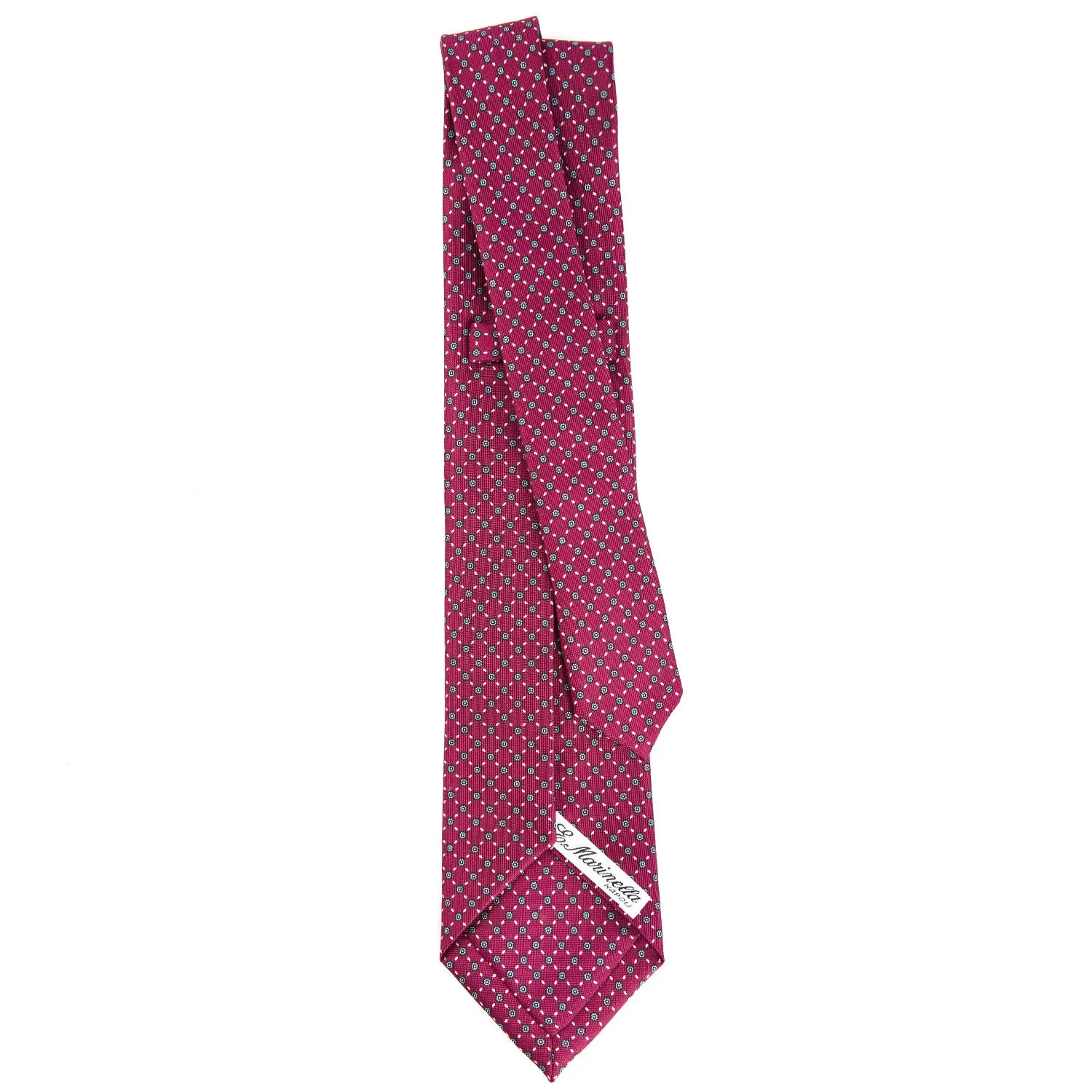 BURGUNDY 5 FOLD SARTORIAL SILK TIE