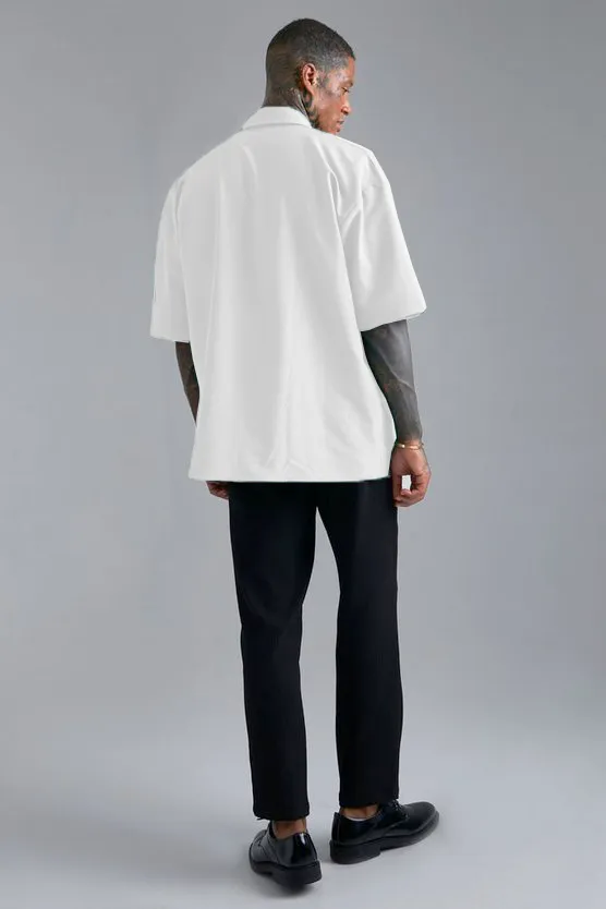 Cargo Oversized Pocket shacket Shirt