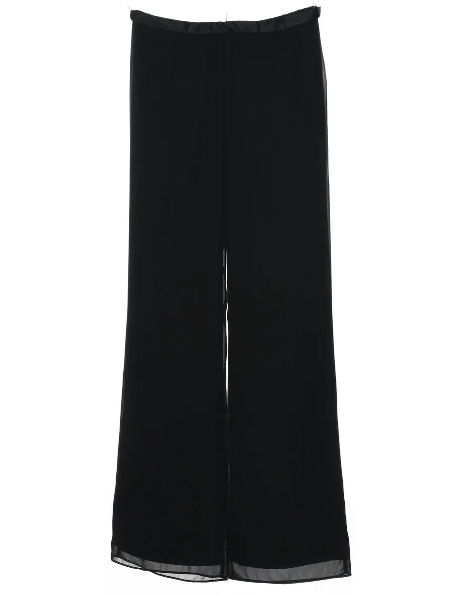 Casual Black Classic Trousers - W28 L32