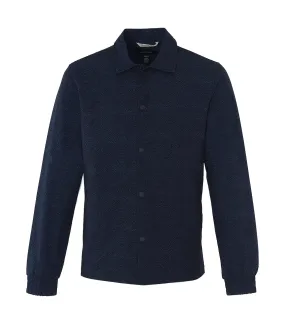 Clean Placket Shacket Navy