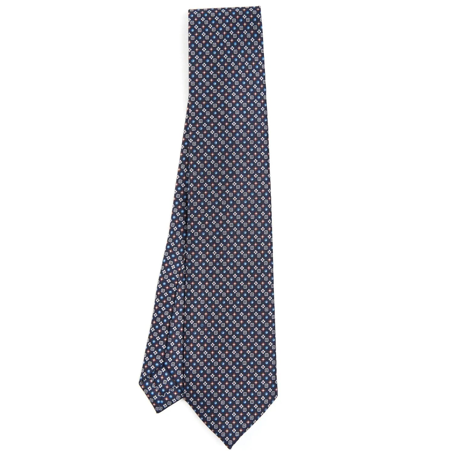 DARK BLUE 5 FOLD SARTORIAL SILK TIE