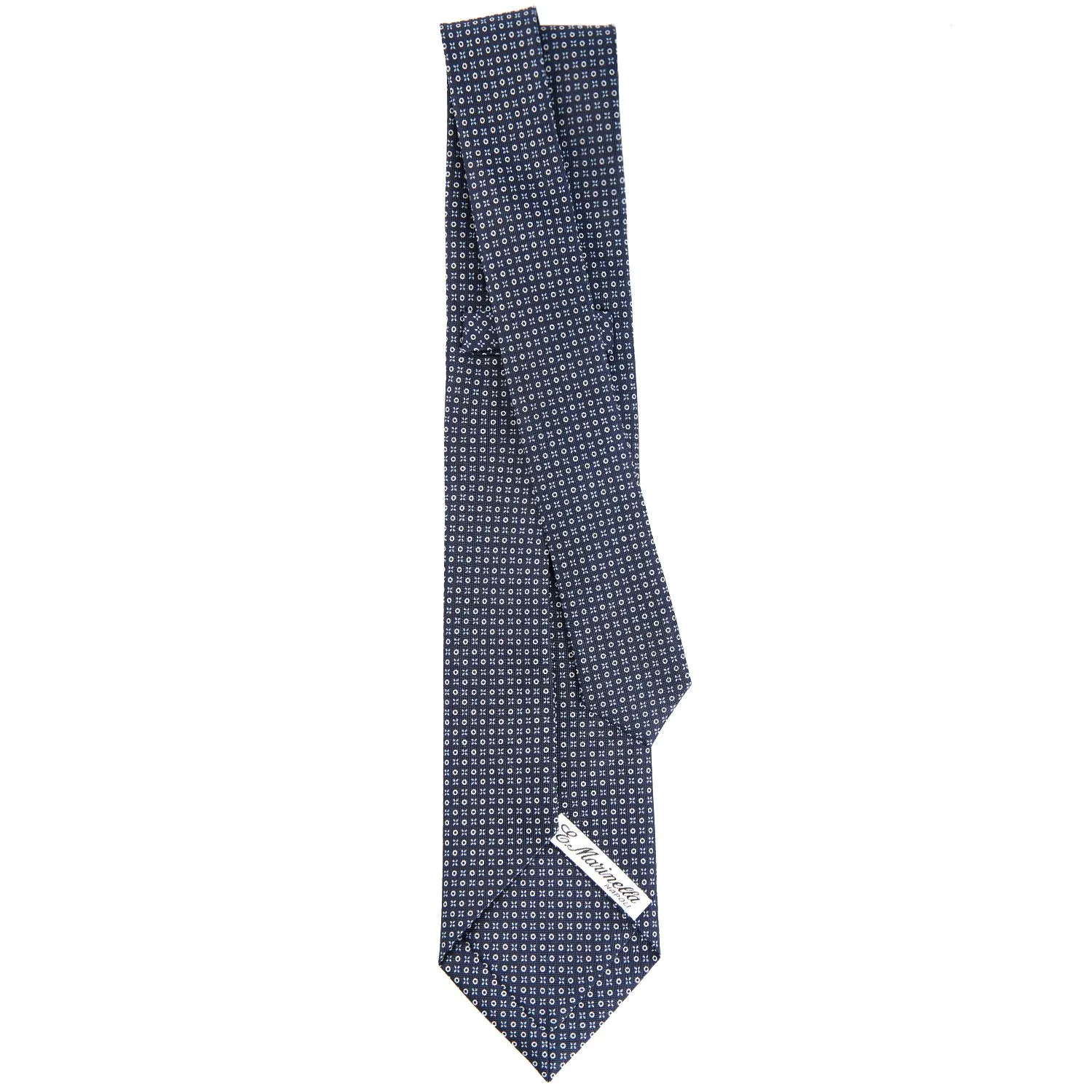 DARK BLUE 5 FOLD SARTORIAL SILK TIE