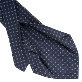 DARK BLUE 5 FOLD SARTORIAL SILK TIE