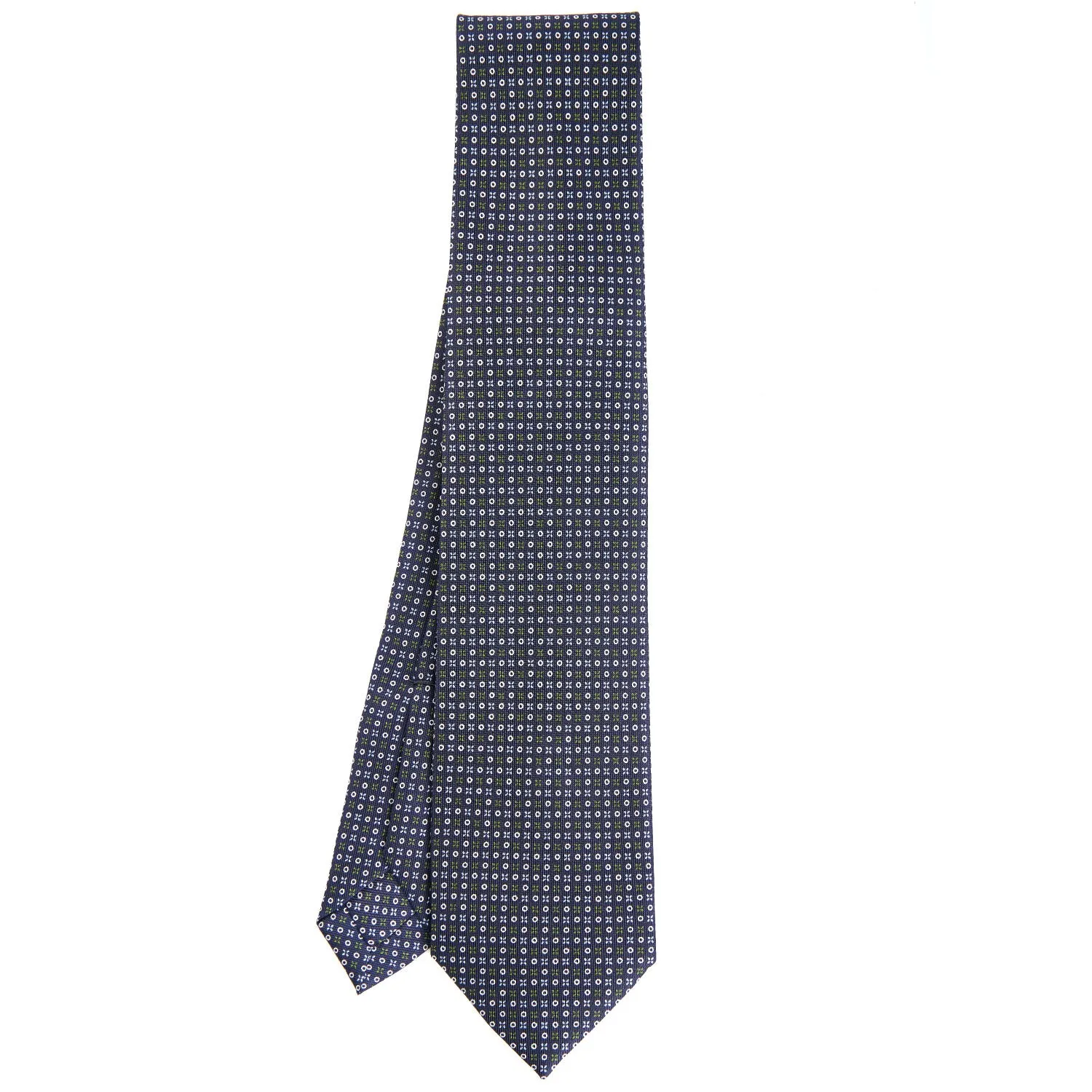 DARK BLUE 5 FOLD SARTORIAL SILK TIE