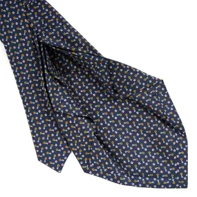 DARK BLUE 7 FOLD SARTORIAL SILK TIE