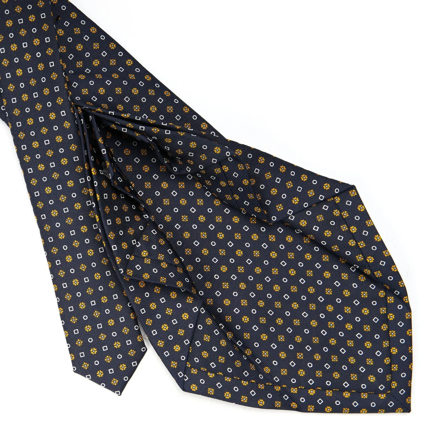 DARK BLUE 9 FOLD SARTORIAL SILK TIE