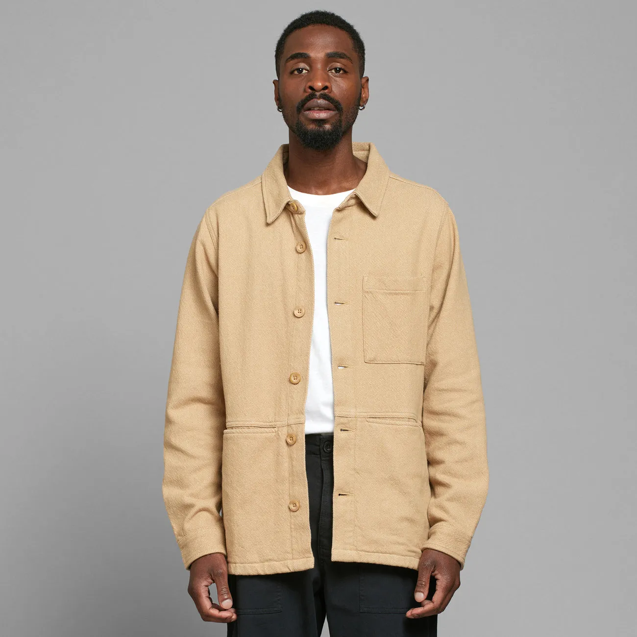 Dedicated Fagersta Shacket - Beige