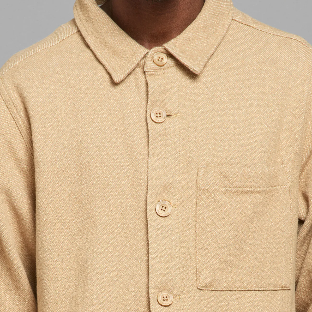 Dedicated Fagersta Shacket - Beige