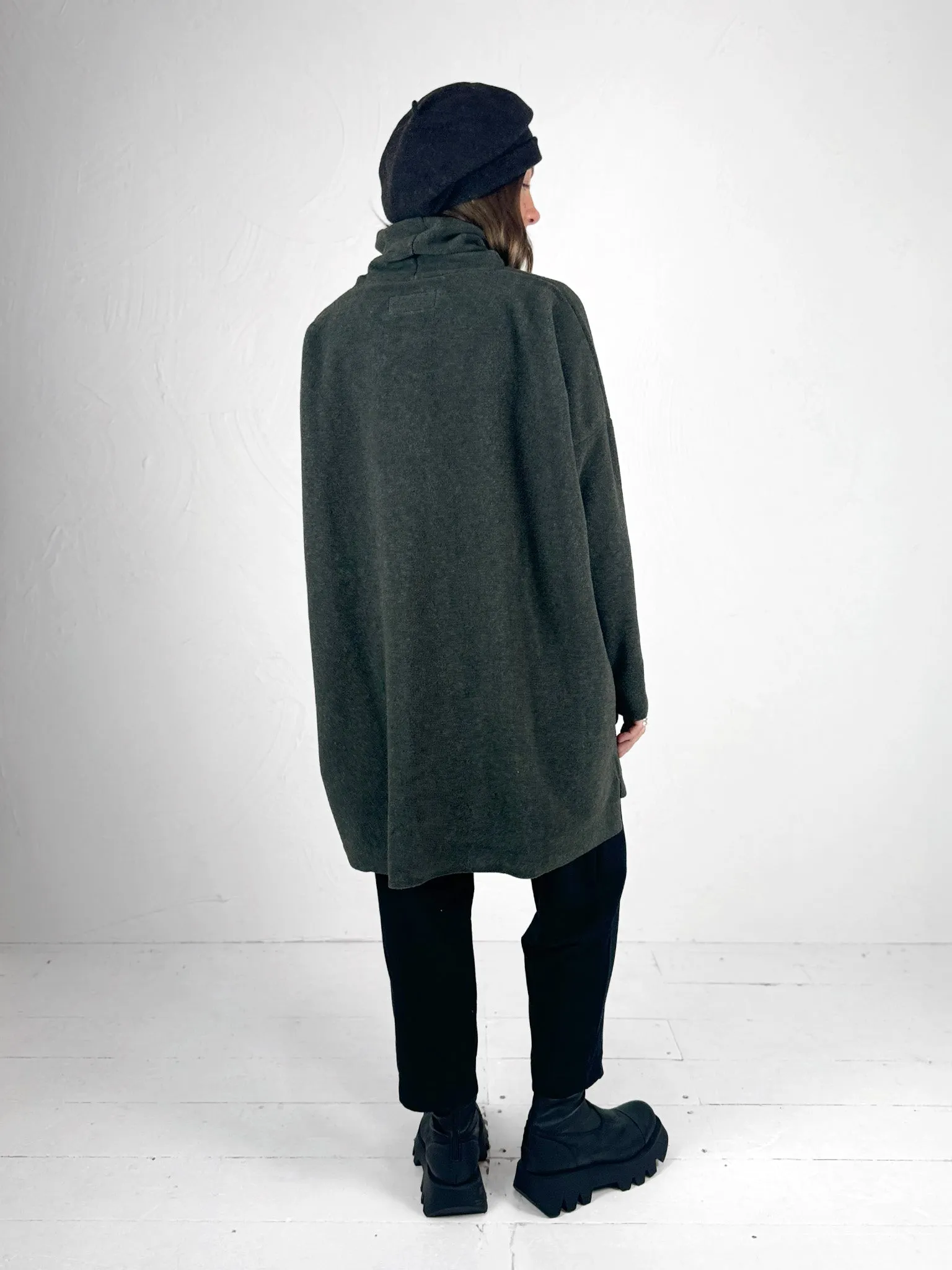 Fleece Turtleneck Tunic