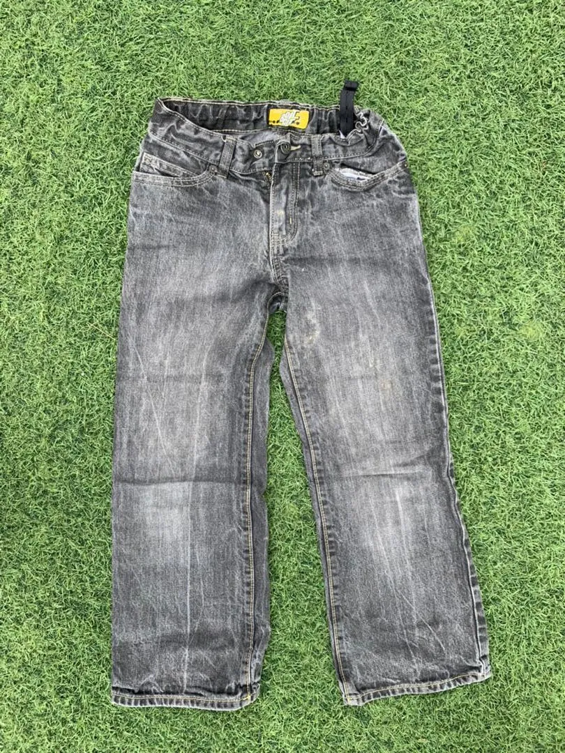 Grey Plain Stonewash Boys Jeans size 5 years