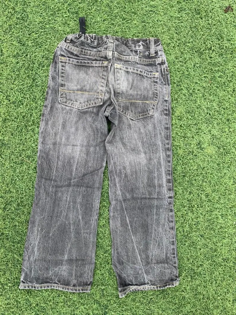 Grey Plain Stonewash Boys Jeans size 5 years