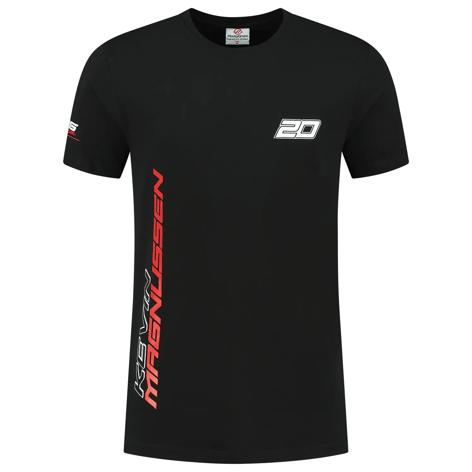 Haas Racing F1 Kevin Magnussen T-Shirt - Black