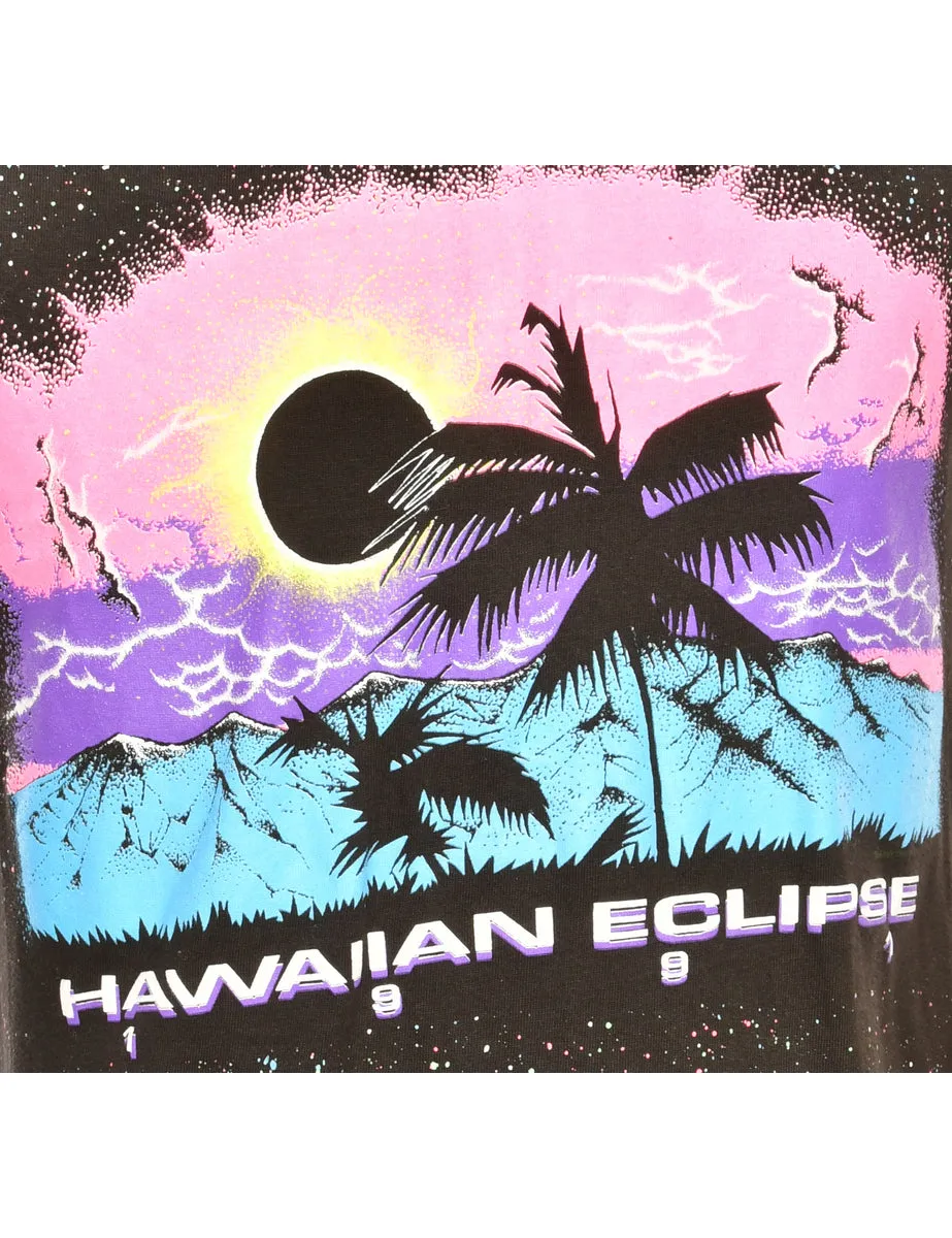 Hawaiin Printed T-shirt - M