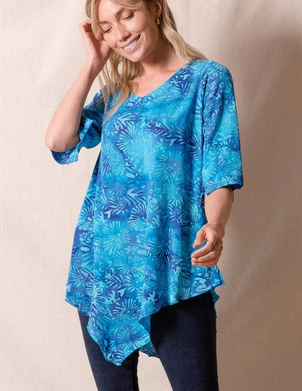 Island Batik Tunic - South Pacific - Small and Medium Only