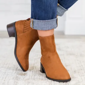 Jumping Ahead Booties, Russet