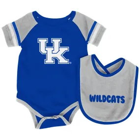 Kentucky Baby Roll Out Bodysuit and Bib Set