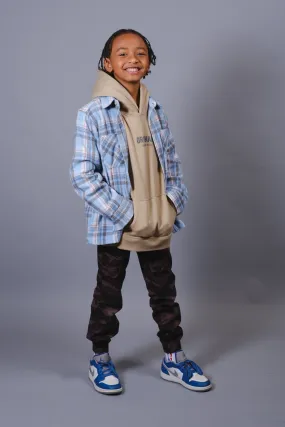 Kids Heavy Flannel Shacket