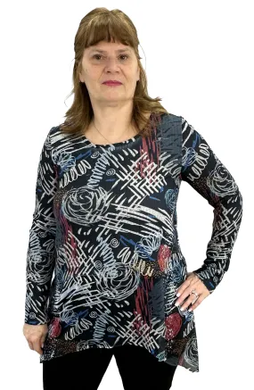 Knit Printed Tunic