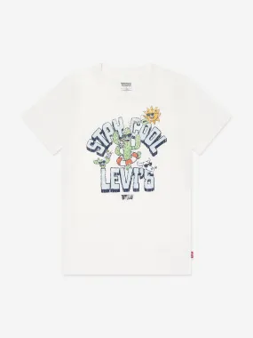 Levi's Boys Stay Cool T-Shirt in White