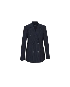 MILO BLAZER NAVY PINSTRIPE