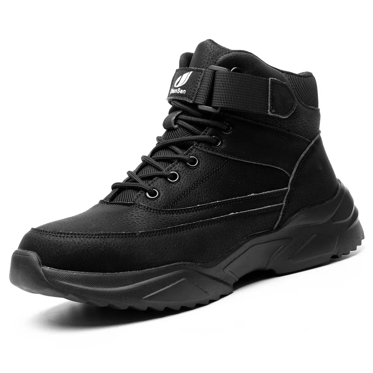 New Safety Shoes Men Boots High Top Work Sneakers Steel Toe Cap Anti-smash Puncture-Proof work Boots Indestructible Shoes