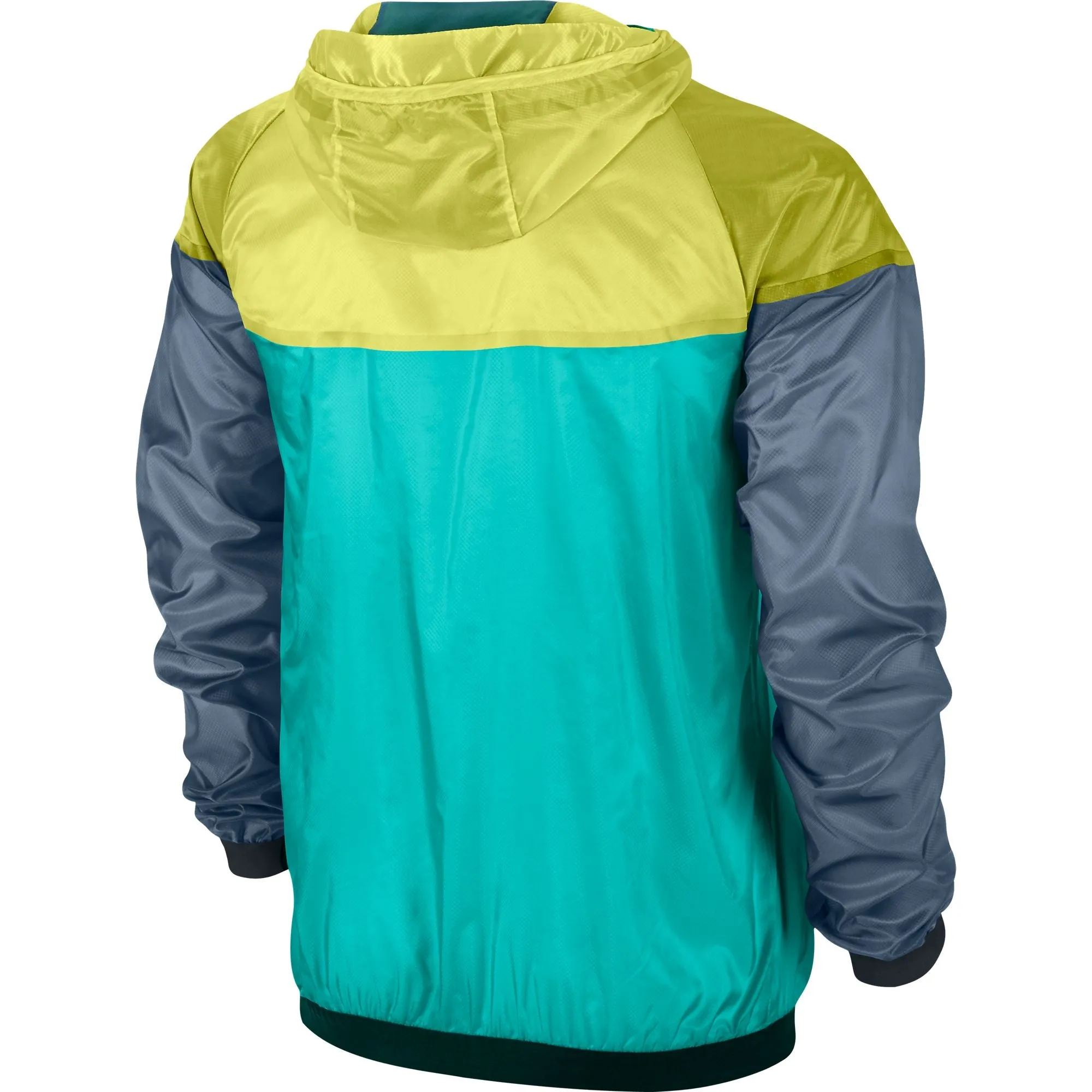 Nike Sporstwear Hyperfuse Windrunner Men's Jacket Blue/Venom Green