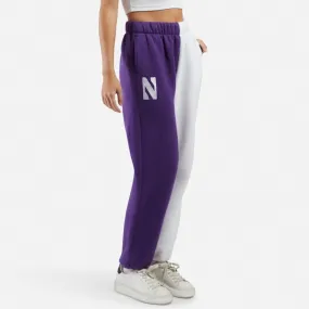 Northwestern Wildcats Women's Hype & Vice Color Block Sweatpants