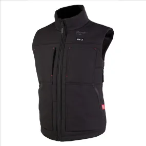 Open Box -  Milwaukee Tool Women's Medium M12 12V Li-Ion Cordless AXIS Black Heated Quilted Vest (Vest Only)