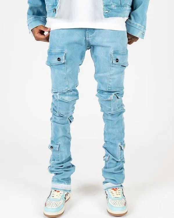 PHEELINGS MY PLEASURE FLARE STACK DENIM (MAYA BLUE)