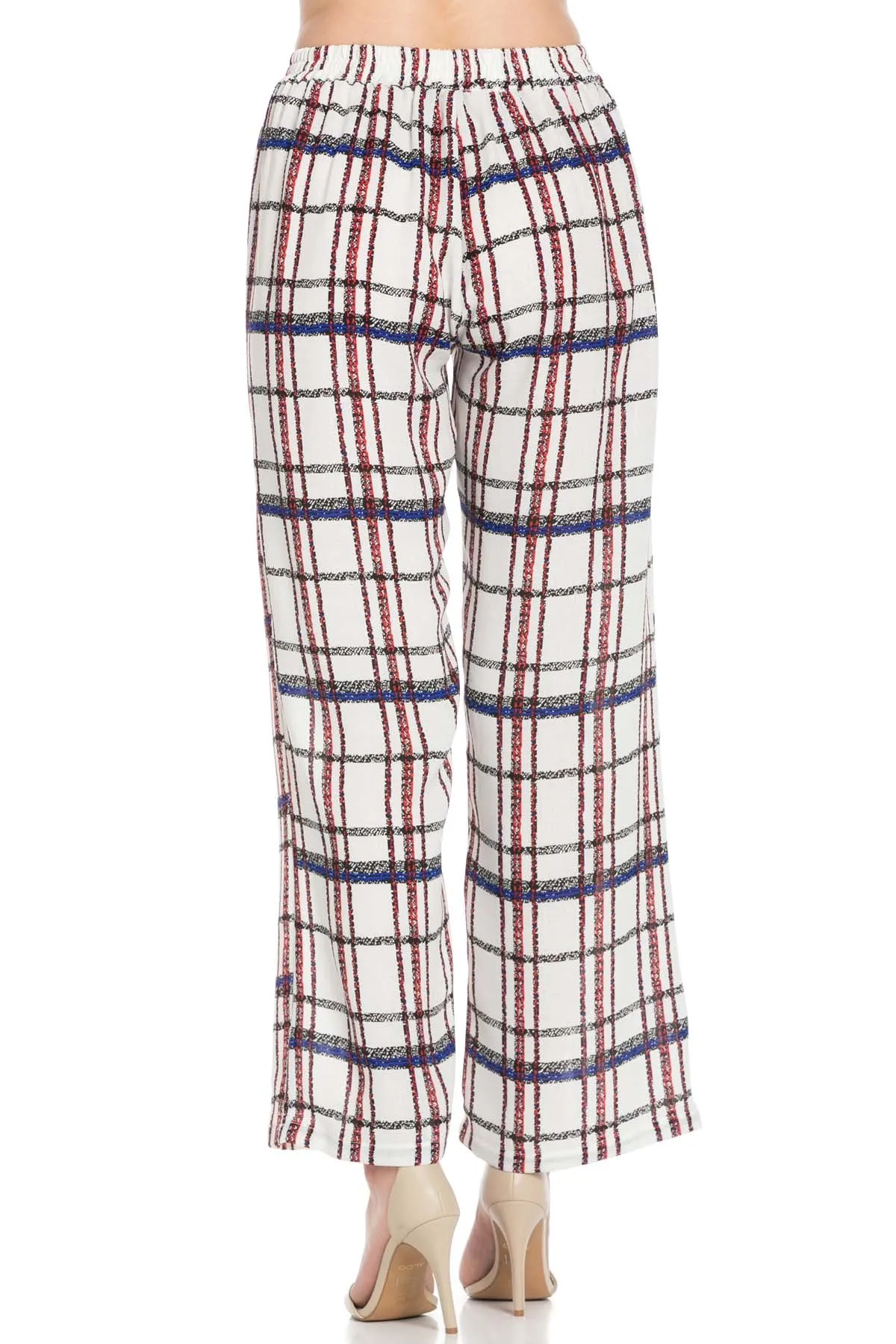 Plaid Easy Breezy Trousers Women