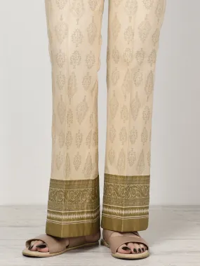 Printed Khaddar Trouser-Dyed (Unstitched)