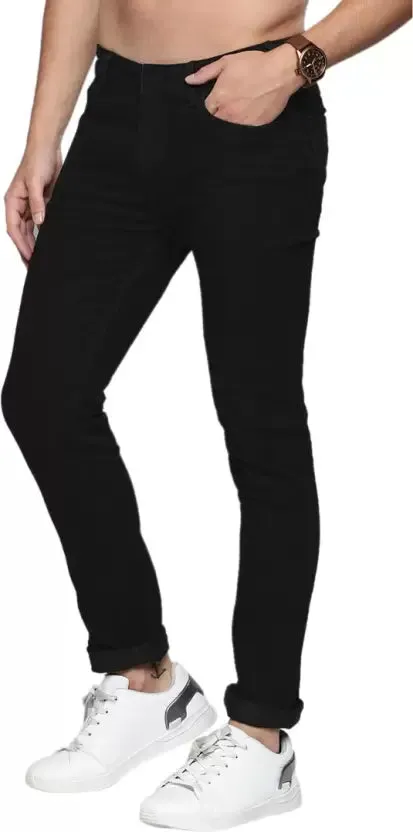 Regular Men Black Jeans