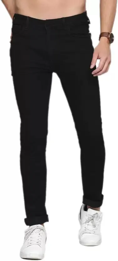 Regular Men Black Jeans